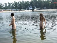 A super-hot day on the strand.