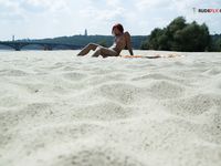 A sizzling day at the plage