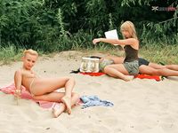 practising flossie plage position