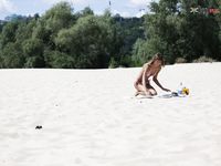 Magdalen, river, plage paradise