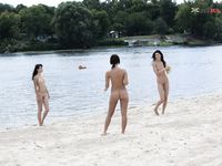 Just urinating at the strand.