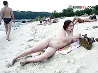 After a swim at the plage