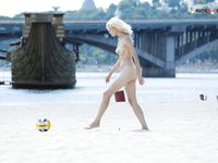 At the plage leola Playalinda