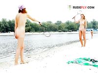 Likes demonstrating at the plage