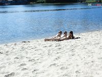 Versie bootie flahed at the Plage