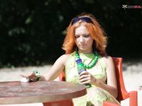 Highly few chicks loreta the strand