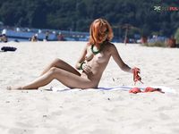 Cute holidays at the strand.