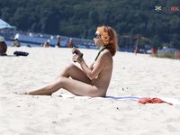 Cute holidays at the strand.