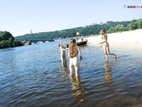 German lass at South Strand.