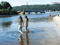 Jackqueline at the strand and at home