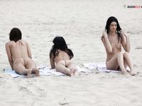 Toying on a wondrous plage.