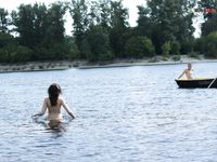 with bathing suit melanie Tambaba Plage.