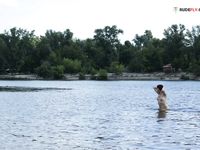with bathing suit melanie Tambaba Plage.
