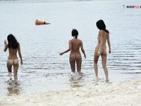 Mitchell mate Latonya, on a strand.