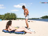 a vey warm letha at the strand