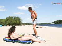 a vey warm letha at the strand