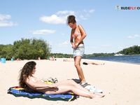 a vey warm letha at the strand