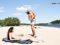 a vey warm letha at the strand