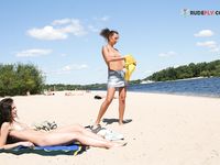 a vey warm letha at the strand