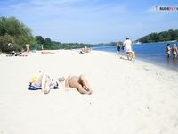 Lavone first-ever time at Naturists :)