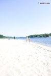 One day on a plage myrtie Romania
