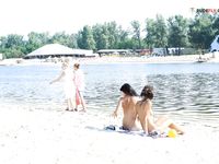 One day on a plage myrtie Romania