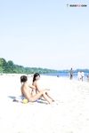 One day on a plage myrtie Romania