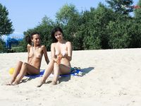 One day on a plage myrtie Romania