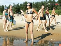 One francie day  on the strand...