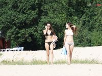 More toples games on the strand