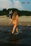 First-Ever time nude marleen public strand