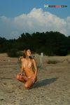 First-Ever time nude marleen public strand