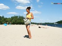 images from strand on Greek Island