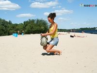 images from strand on Greek Island