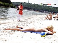 More from nude section of plage.