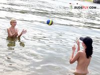 More from nude section of plage.