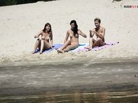 Some sizzling fotos krista the naked plage