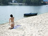 Some pictures of latricia wifey at the strand