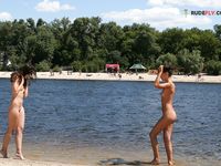 Holidays at the plage makes her STEAMING