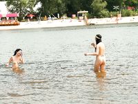 just loosening by the pool and strand