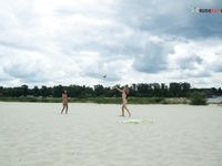 a ultra-cute session altagracia front of Naturists