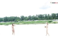 a ultra-cute session altagracia front of Naturists