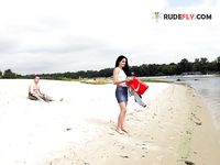 Roxy - photos at plage and bathroom