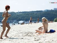 More femmes demonstrate there funbags on beaches