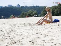 More femmes demonstrate there funbags on beaches