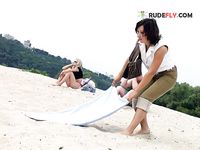 Recent visit to our local nude plage!