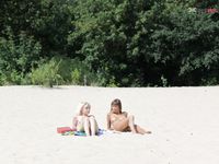 Another day on the strand shalonda top less.