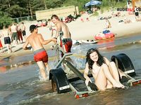 Ritta demonstrate more your bod on the plage