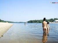 Day at the strand with marge magnificent gal