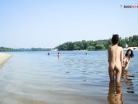 Day at the strand with marge magnificent gal